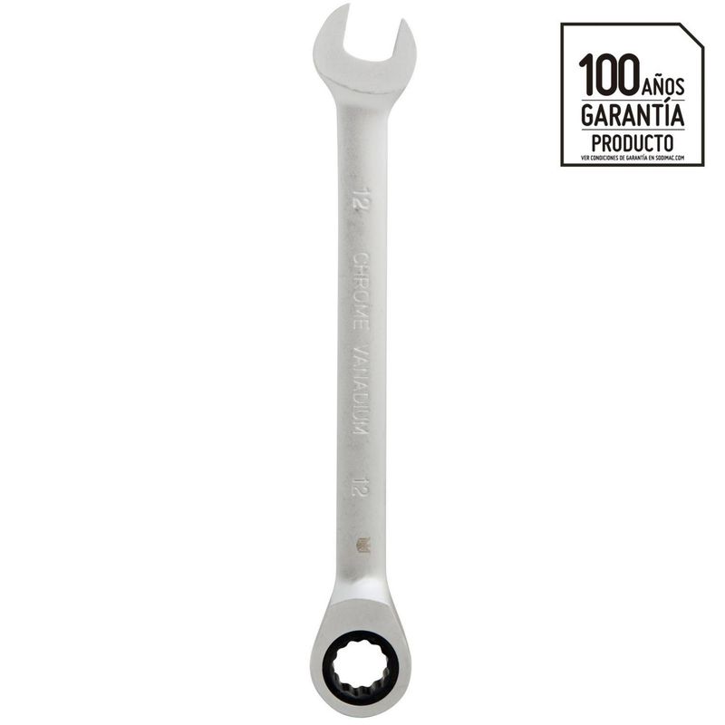UBERMANN - Llave punta corona chicharra 12 mm cromo vanadio