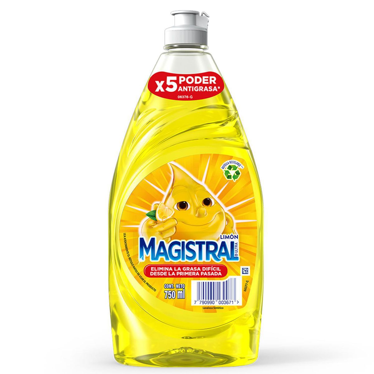 MAGISTRAL - LAVALOZA ULTRA LIMON 750ML 0.750 l Botella