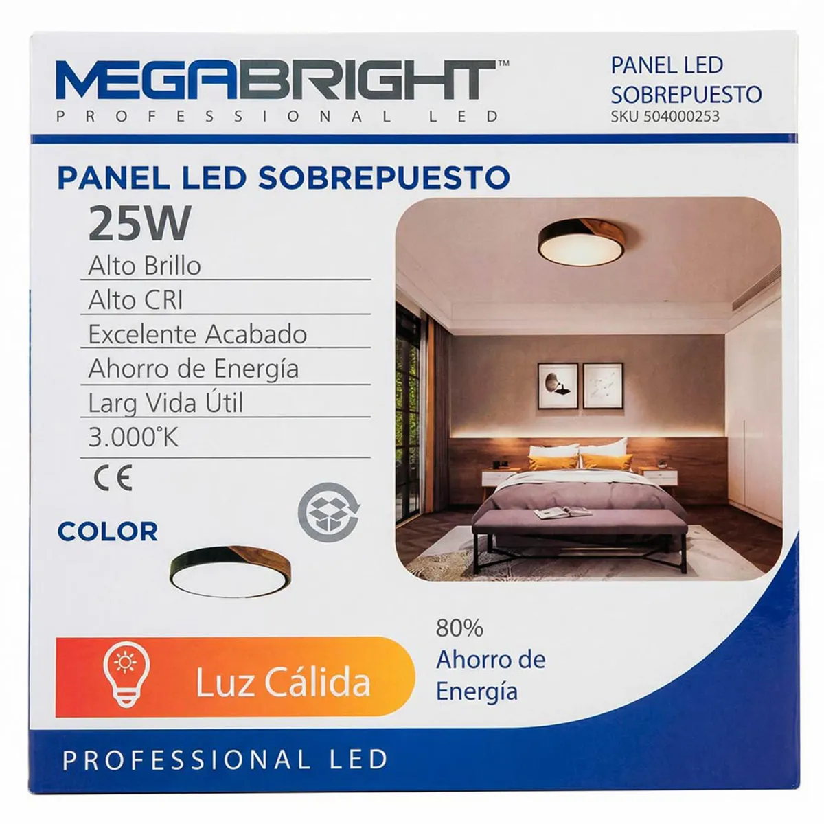 MEGABRIGHT - Panel decorativo Aluminio 