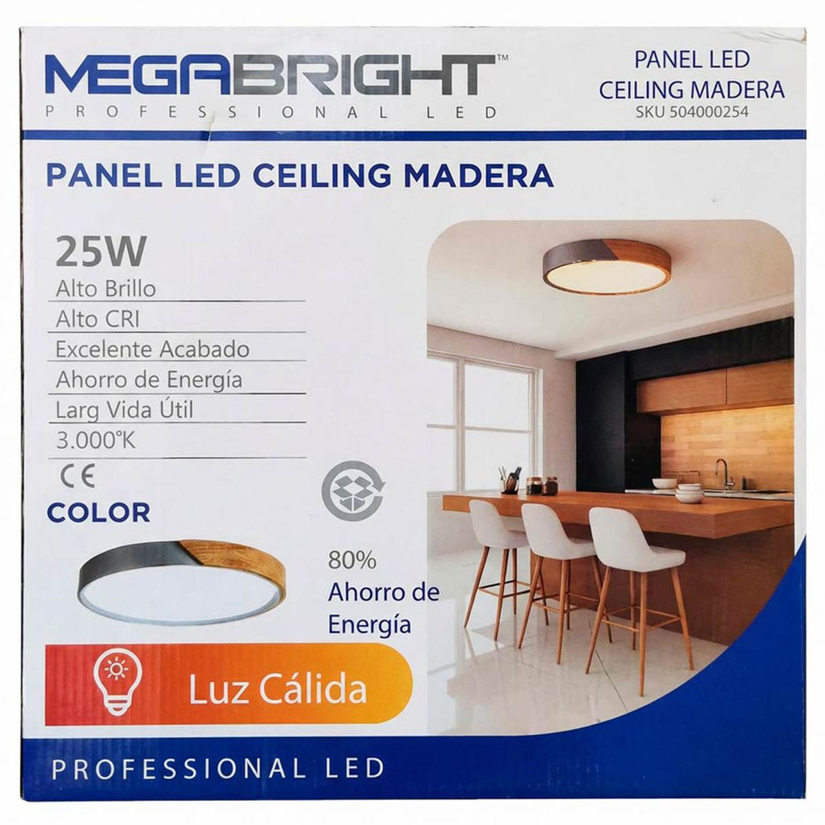 MEGABRIGHT - Panel decorativo Aluminio 