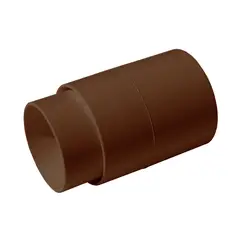 DVP - Copla Tubo Bajada 80mm Café