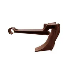 DVP - Soporte Invisible PVC110mm Para Canaleta Café