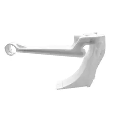 DVP - Soporte Invisible PVC110mm Para Canaleta Blanco