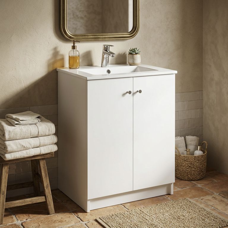 Mueble de Baño Dante Blanco 59x82x44 cm