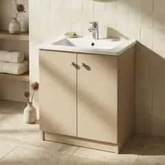 KLIPEN - Mueble de Baño Dante Gris 59x82x44 cm