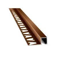 ATRIM - Guardacanto Aluminio 12X10mmx2,50M Oro Rosa
