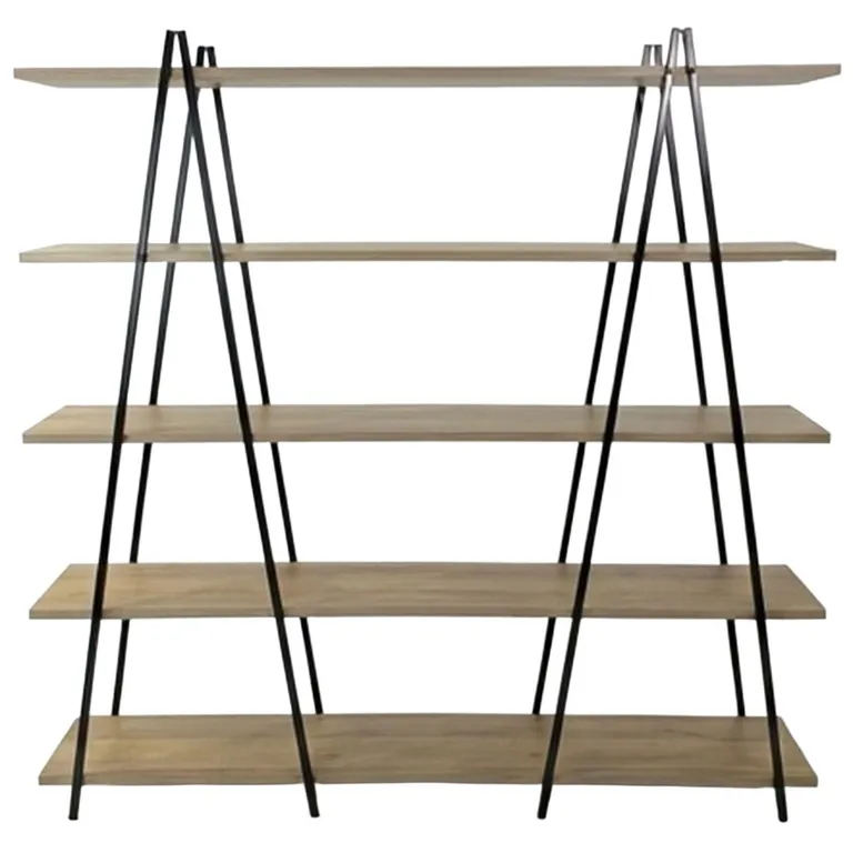 HOME MOBILI Estante MDP 5 Nivel(es) 150x150x33 cm Café
