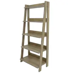 HOME MOBILI - Repisa MDP 5 Nivel(es) 59x165x41 cm Café Claro