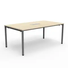INDUMAC - Mesa de Reunión Paris Office Pure Legno/Gris 180x75x100 cm