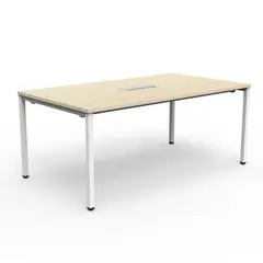 INDUMAC - Mesa de Reunión Paris Office Pure Legno/Blanco 180x75x100 cm