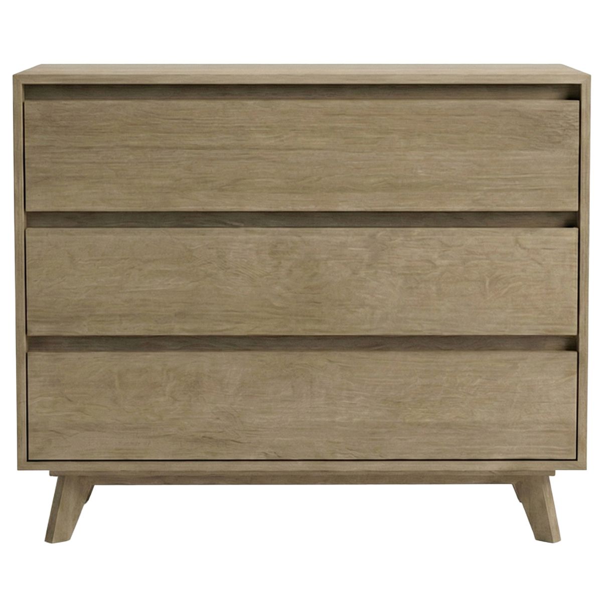 HOME MOBILI - Cómoda 3 Cajón(es) Eda 100x83x43 cm Roble