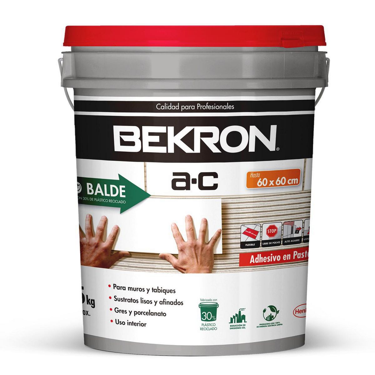 BEKRON - Pasta Piso Superficie Flexible 15 kg