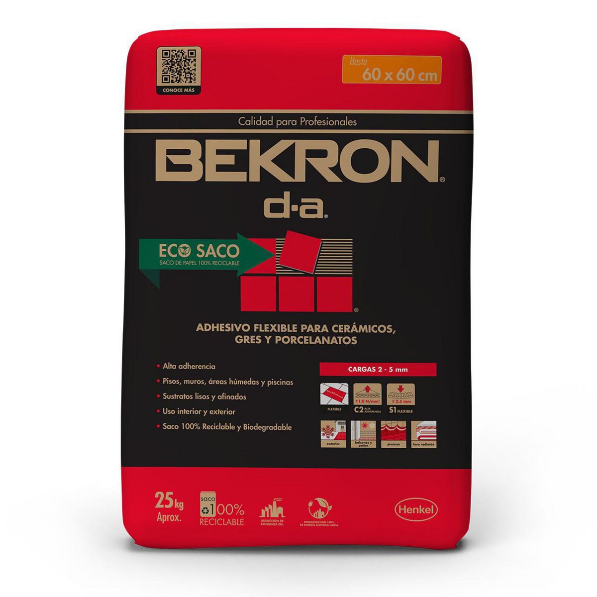 Adhesivo Piso Superficie Flexible 25 kg, marca BEKRON - Foto Principal