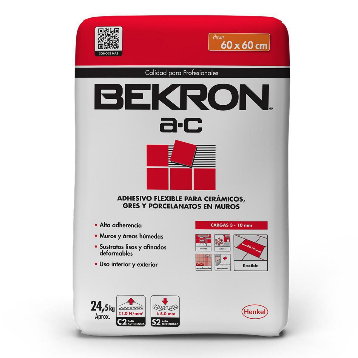 Adhesivo Piso Superficie Flexible 24.5 kg, marca BEKRON - Foto Principal