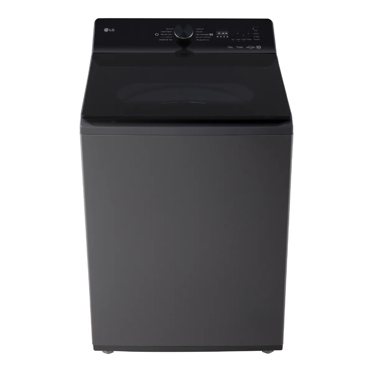 LG - Lavadora Carga Superior 25 kg Negro WT25EGTX6