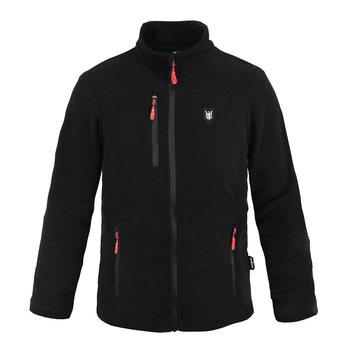 UBERMANN - Poleron Polar Corcovado Hombre Negro Xxl