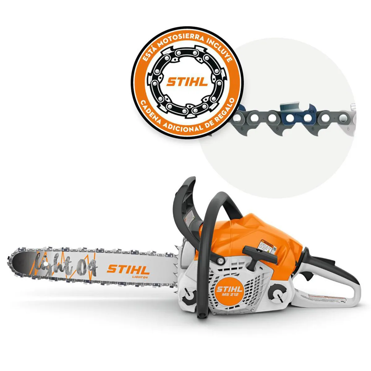 STIHL - MOTOSIERRA MS 212 16" + CADENA