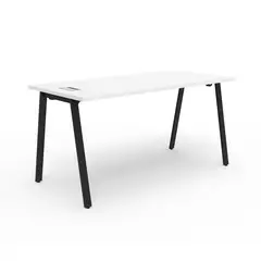 INDUMAC - Escritorio Alpha Office Blanco/Negro 150x75x70 cm