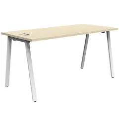 INDUMAC - Escritorio Alpha Office Pure Legno/Blanco 150x75x70 cm