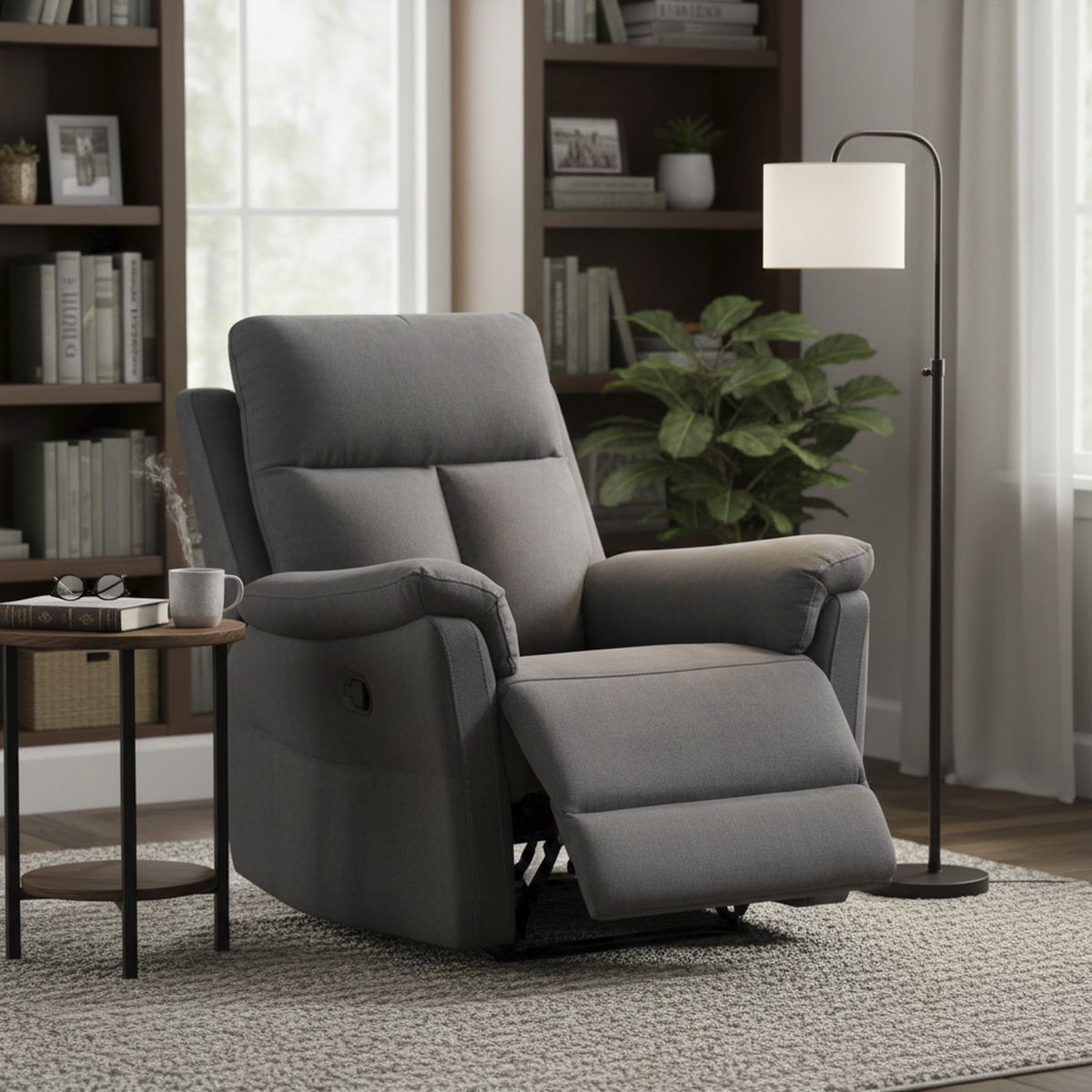 JUST HOME COLLECTION - Bergere 1 cuerpo Beijing 87x102x94 cm Grafito