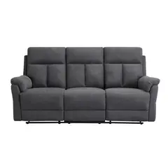 JUST HOME COLLECTION - Reclinable 3 cuerpos Beijing 203x102x94 cm Grafito