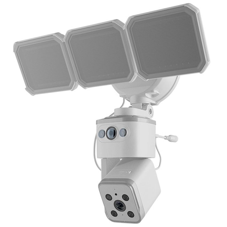 Cámara inteligente Wi-Fi® de doble lente con reflector - PTZ cableada para exteriores dual 2K