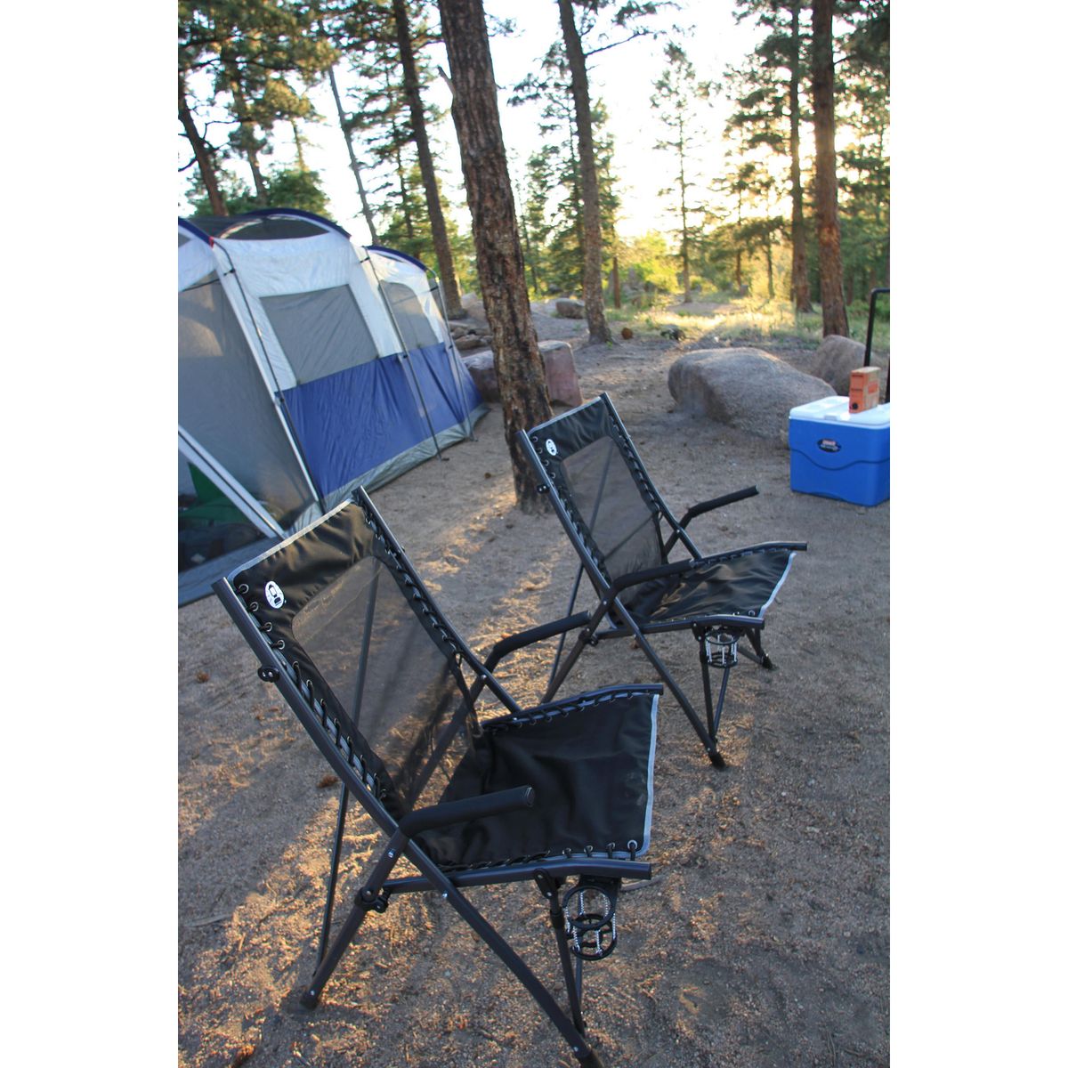 COLEMAN - Silla 22x18x120 cm Gris