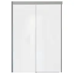 STRETTO - Mampara corredera de Receptáculo Corredera 130x185 cm Vidrio Templado 6 mm