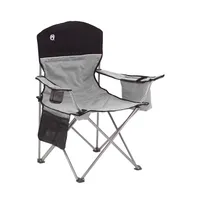Silla Camping Cooler Quad Gris 18x20x96 cm Gris