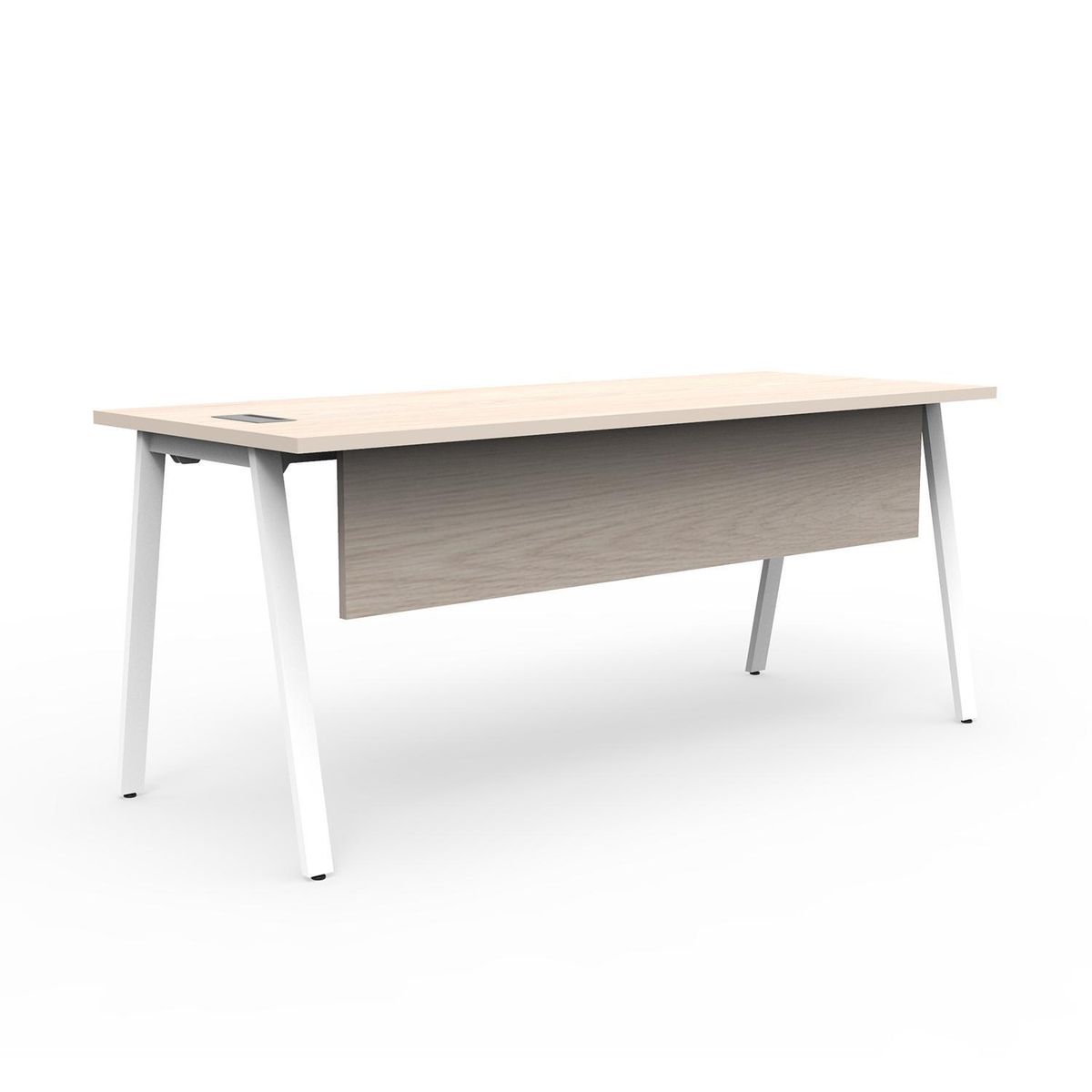 INDUMAC - Escritorio Alpha Office Pure Legno/Blanco 180x75x70 cm