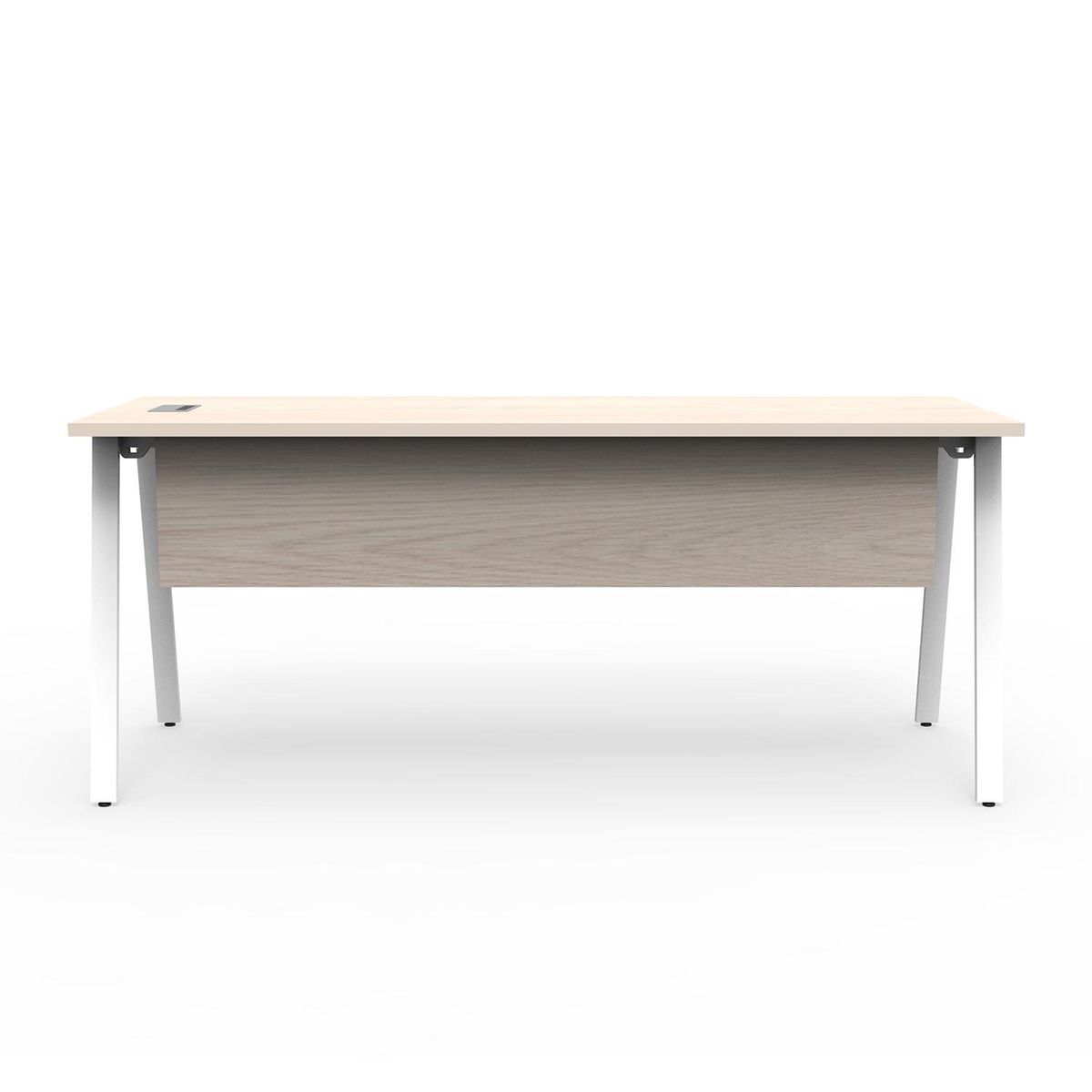 INDUMAC - Escritorio Alpha Office Pure Legno/Blanco 180x75x70 cm