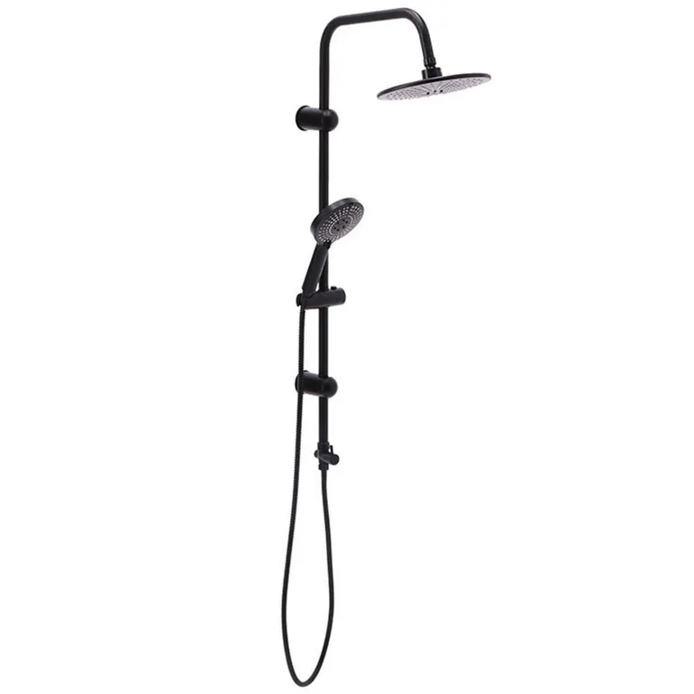 Columna de Ducha Rimini Negro Mate
