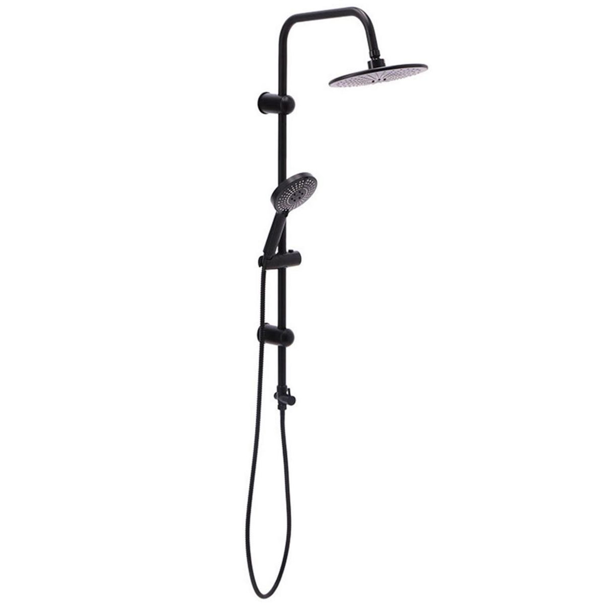 STRETTO - Columna de Ducha Rimini Negro Mate