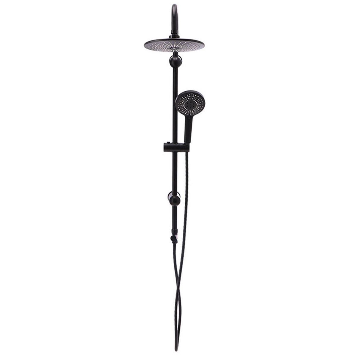 STRETTO - Columna de Ducha Rimini Negro Mate