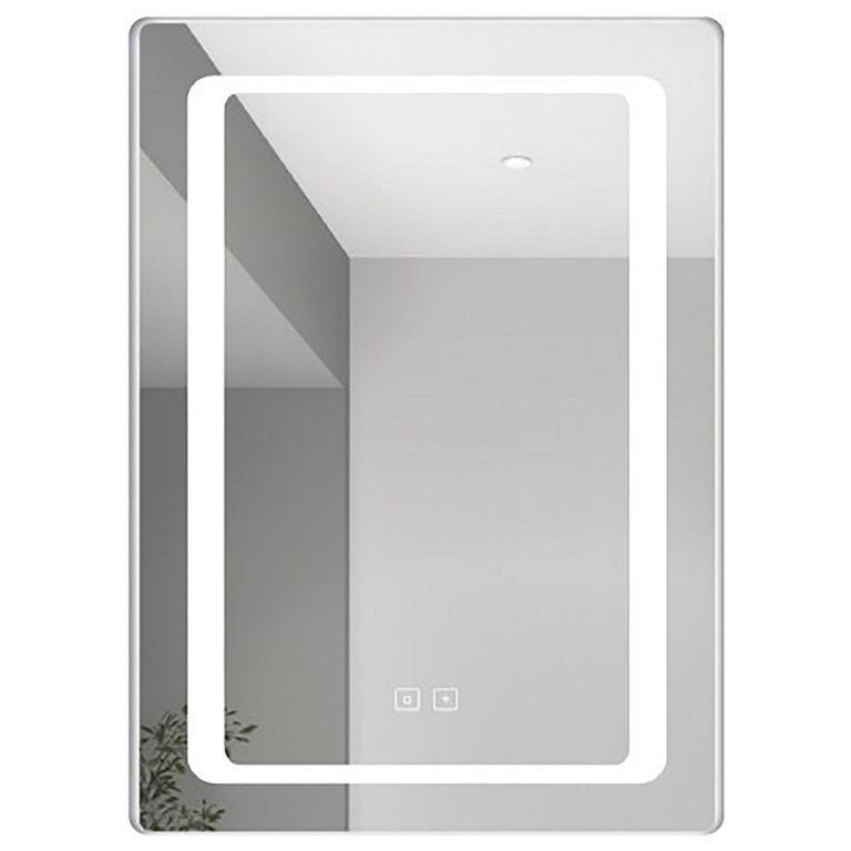 Espejo Vertical Baño Forma Rectangular 50x70 cm Rodas