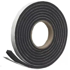 ALTE - Burlete Espuma pvc Negro 6,5x6,5x10 doblefaz