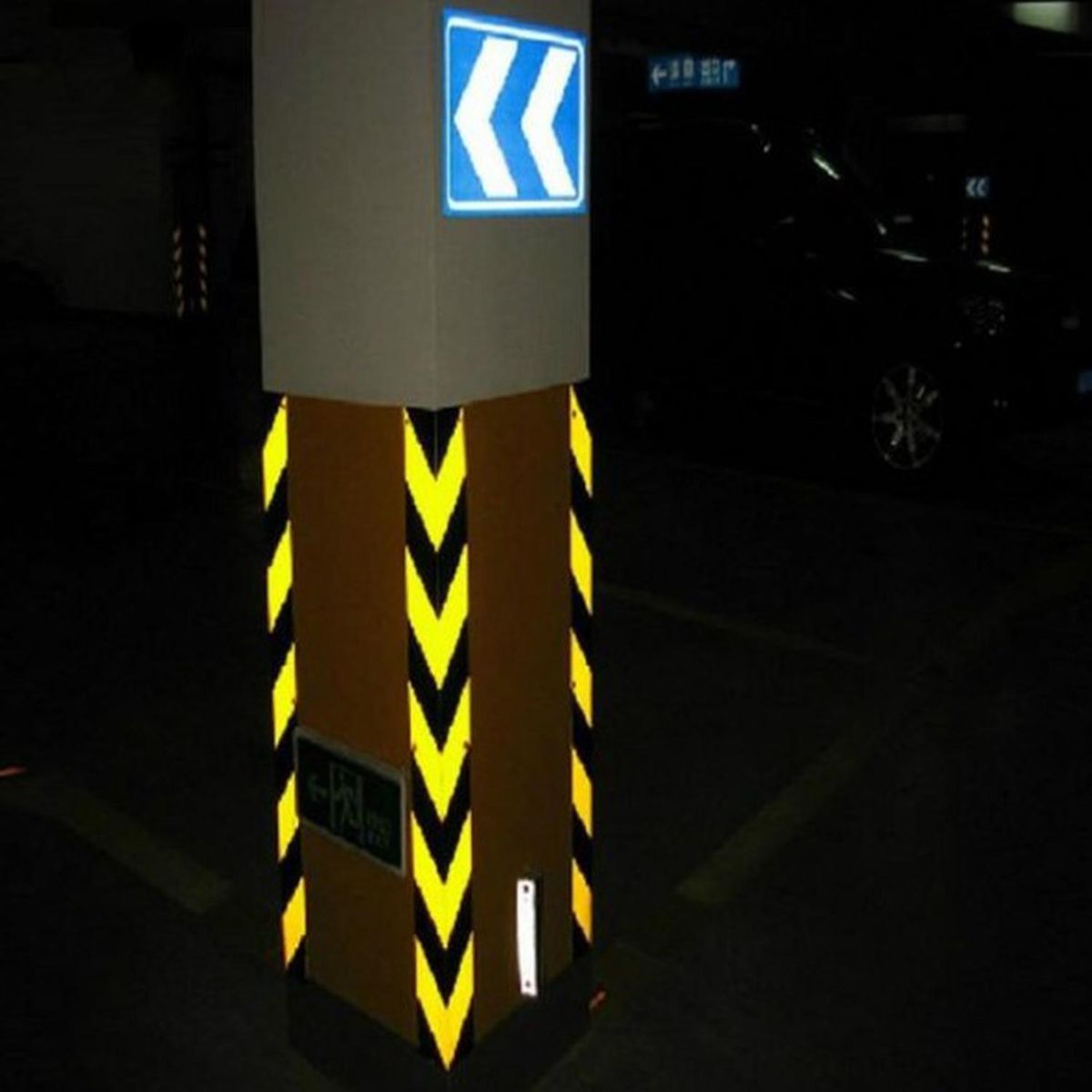 ALTE - Cinta Reflectante Arrow amarillo-Negro 50x45