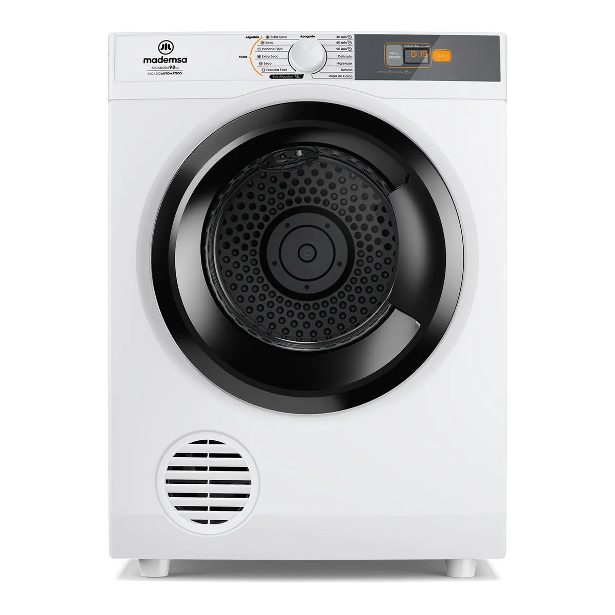 MADEMSA - Secadora 9 kg Carga Frontal con Evacuación 9DBZG PRO