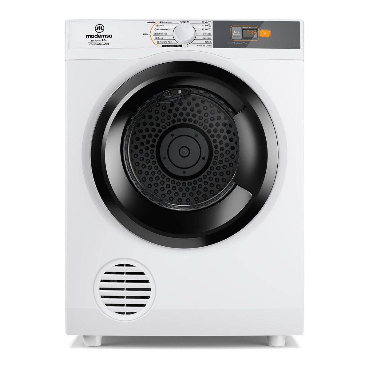 MADEMSA - Secadora 9 kg Carga Frontal con Evacuación 9DBZG PRO