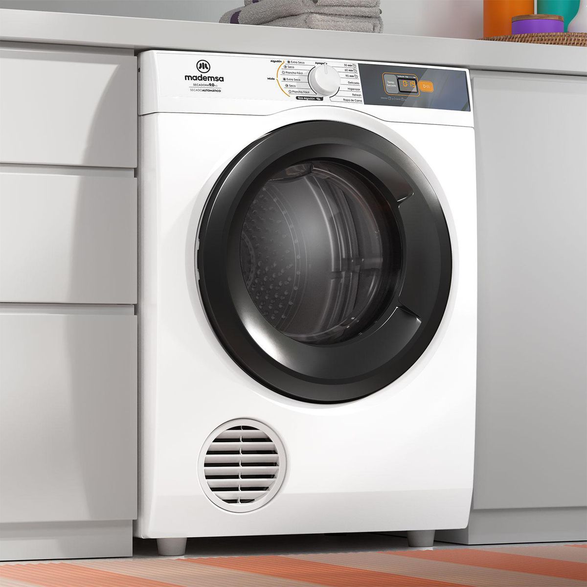 MADEMSA - Secadora 9 kg Carga Frontal con Evacuación 9DBZG PRO