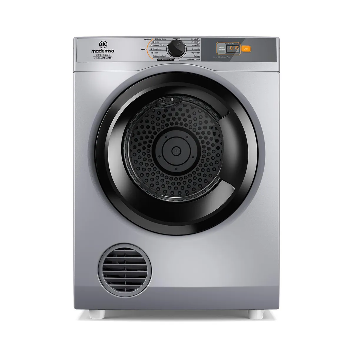 MADEMSA - Secadora 9 kg Carga Frontal con Evacuación 9DMZG PRO