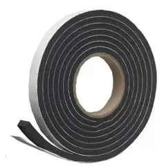 ALTE - Burlete Espuma pvc Negro 3x25x25 1 cara