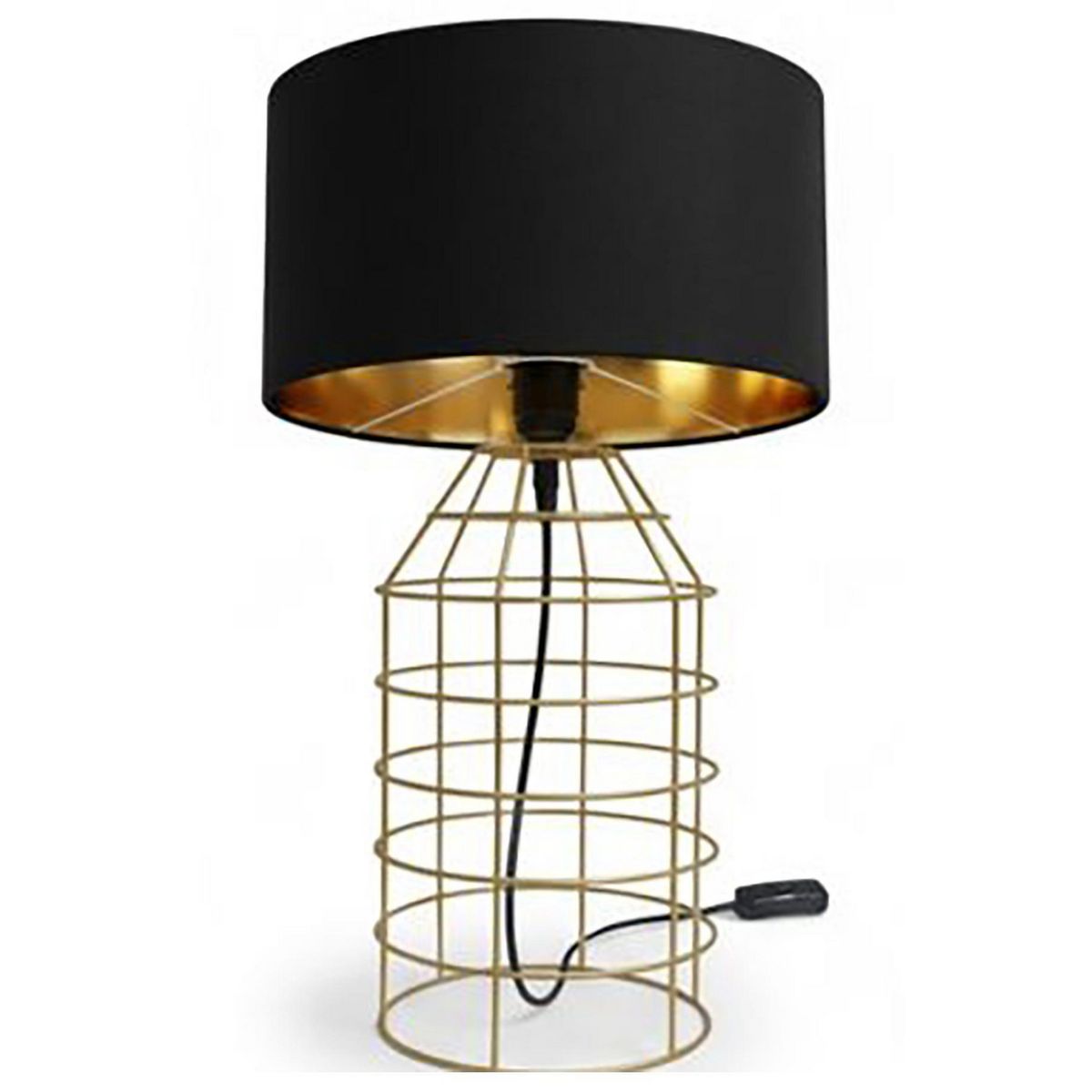 CONCEPT - Lampara Mesa Atelier Negro 40x47 cm