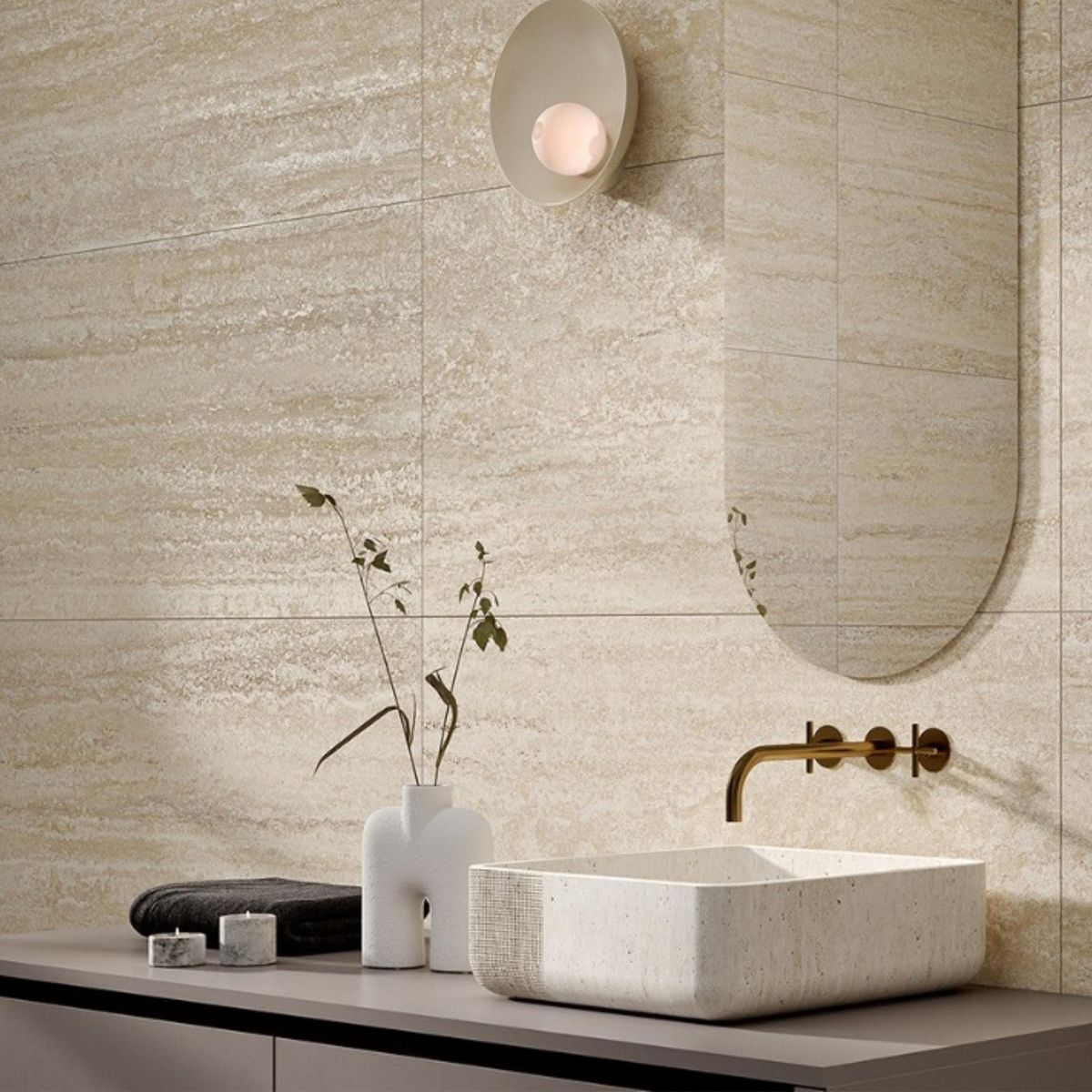ARGENTA - Porcelanato 9 mm 60x60 cm Siena toscano Beige 1.44 m2