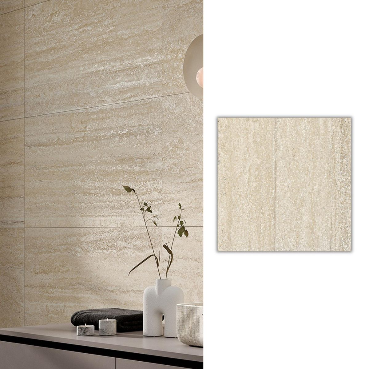 Porcelanato 9 mm 60x60 cm Siena toscano Beige 1.44 m2, marca ARGENTA - Foto Principal