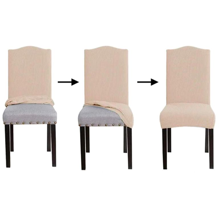 Cubresilla Con Respaldo Color Beige
