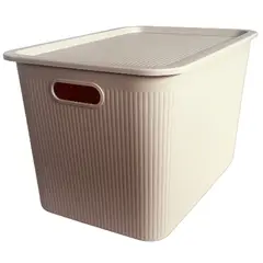 VITALY - Caja 29x26x42 cm 24 l crema / beige
