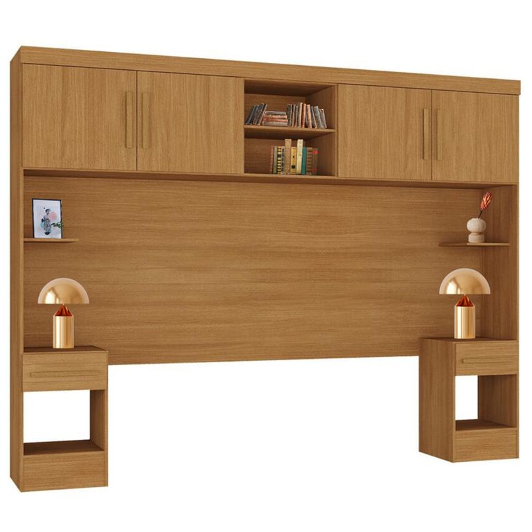 Set respaldo repisa 2 plazas AE4215CI Café
