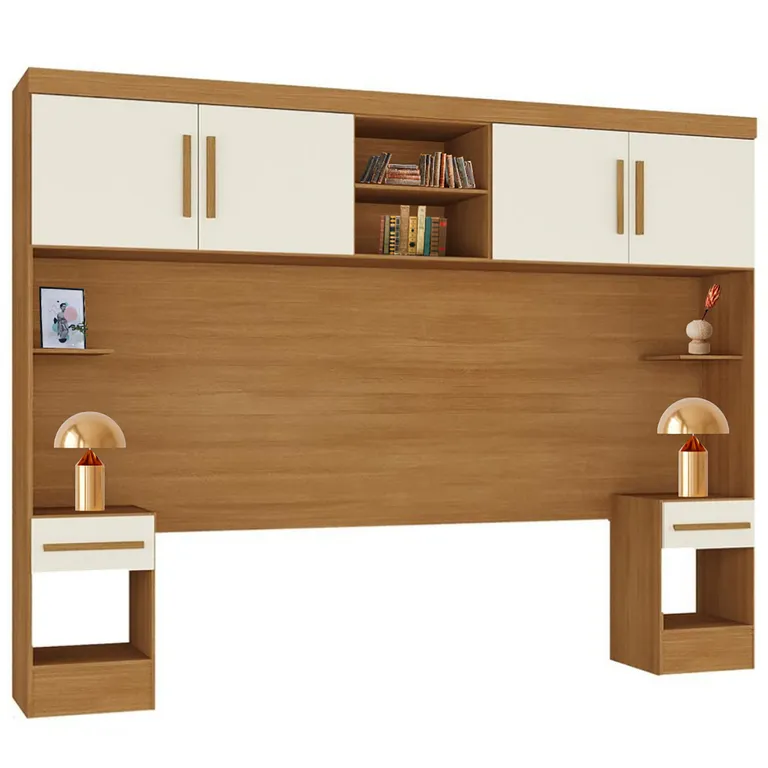 Set respaldo repisa 2 plazas AE4215CO Beige