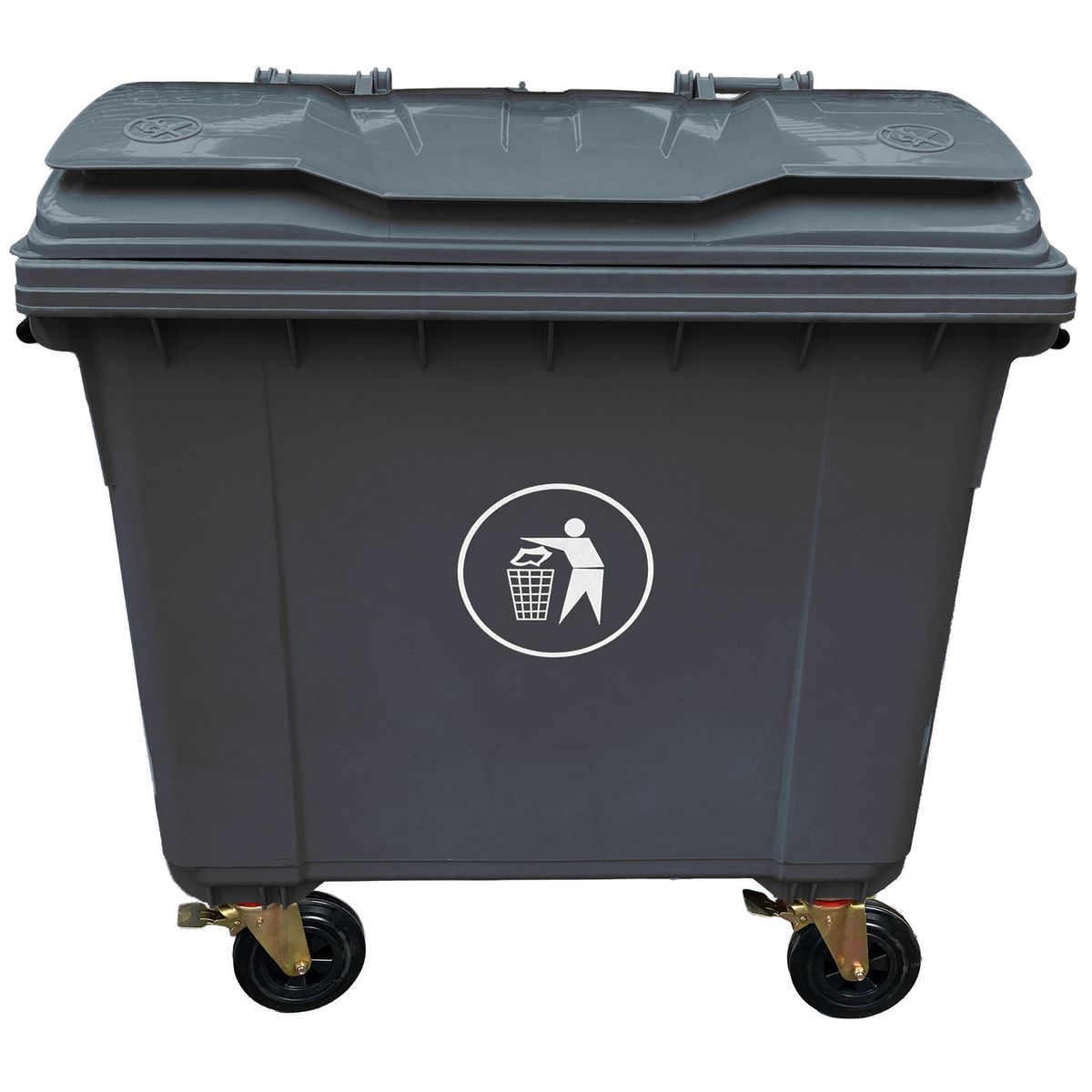 SIGNET - Contenedor Basura 1100 LTS Gris Oscuro